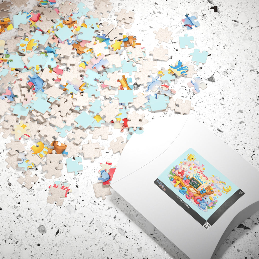 Learn & Shine Kids Puzzle — Educational Jigsaw for Children (110/252/520/1014 Pieces)