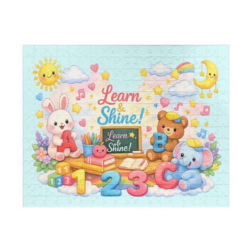 Learn & Shine Kids Puzzle — Educational Jigsaw for Children (110/252/520/1014 Pieces)